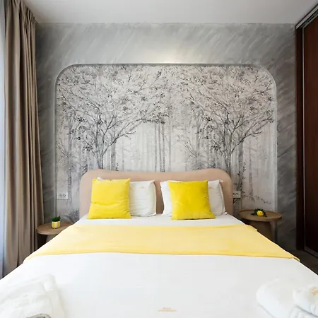 公寓 Soni Luxury 288 Plaza With Free Private Parking & Self Check-in 布加勒斯特